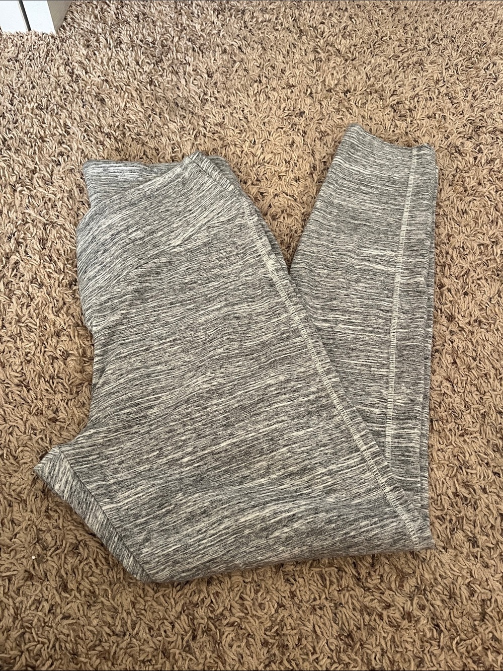 VS Heather Gray Cross Lounge Leggings